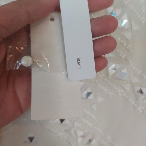 Twelfth Street By Cynthia Vincent Embroidered  Shift Dress Ivory Size Small NWT - Picture 6 of 12